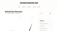 Desktop Screenshot of historicthomaswv.com
